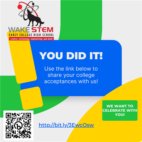 Share your College Acceptances With Us!